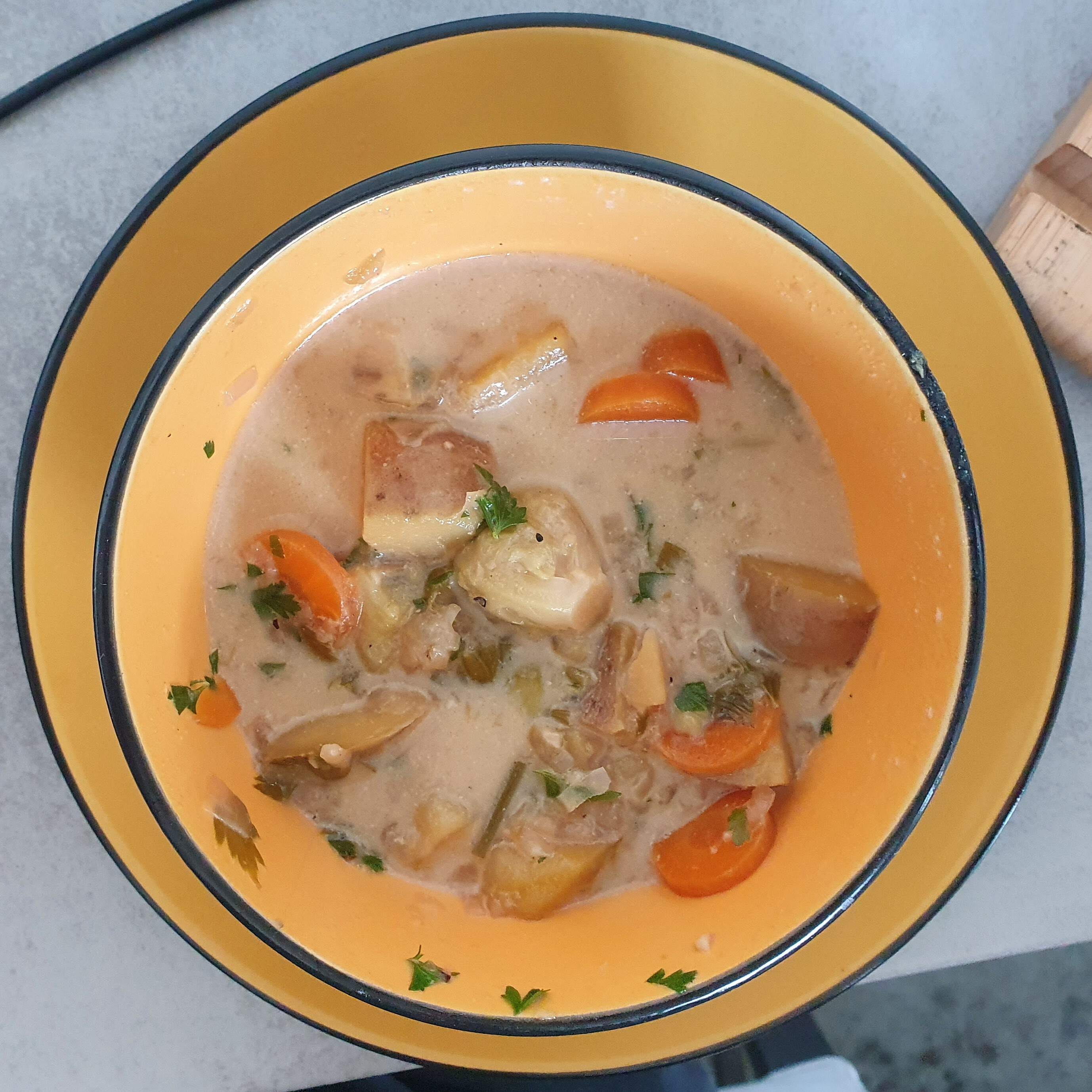 Brussels sprout soup