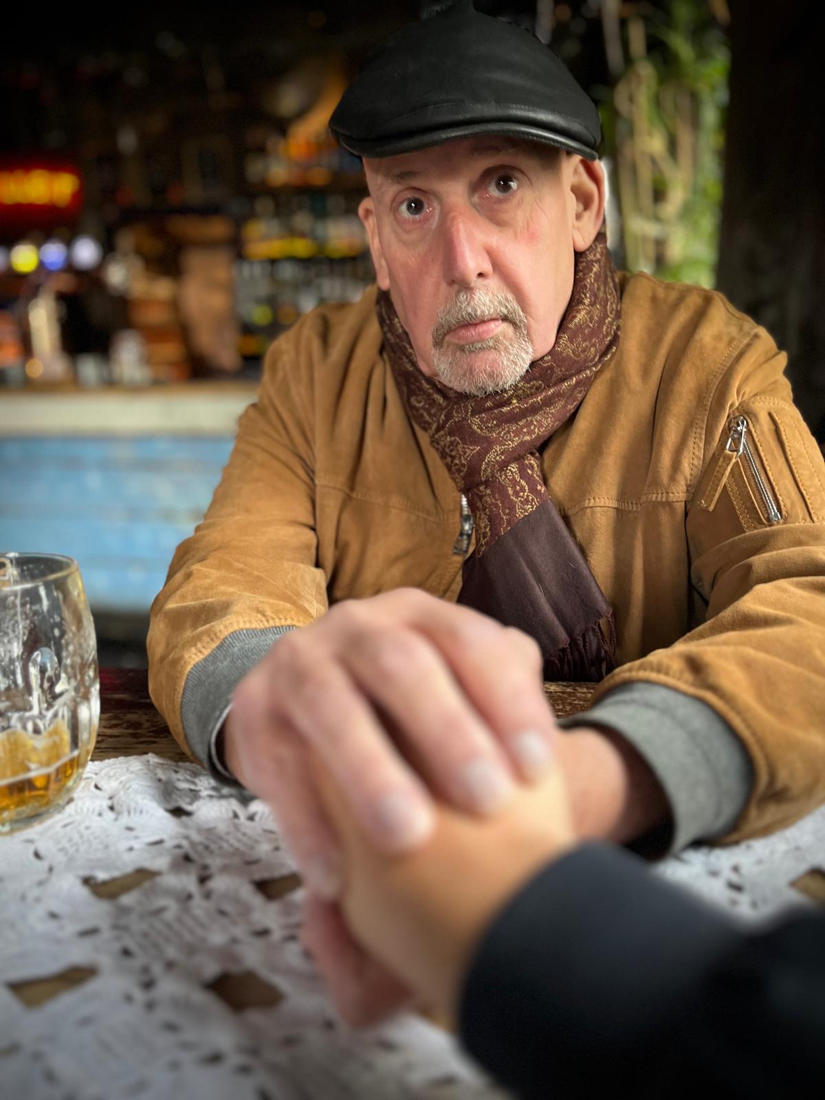 me holding someone's hand